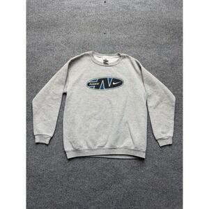 Nike Crewneck Sweatshirt 90s Vintage Gray Size Boys M 10-12 Made In USA